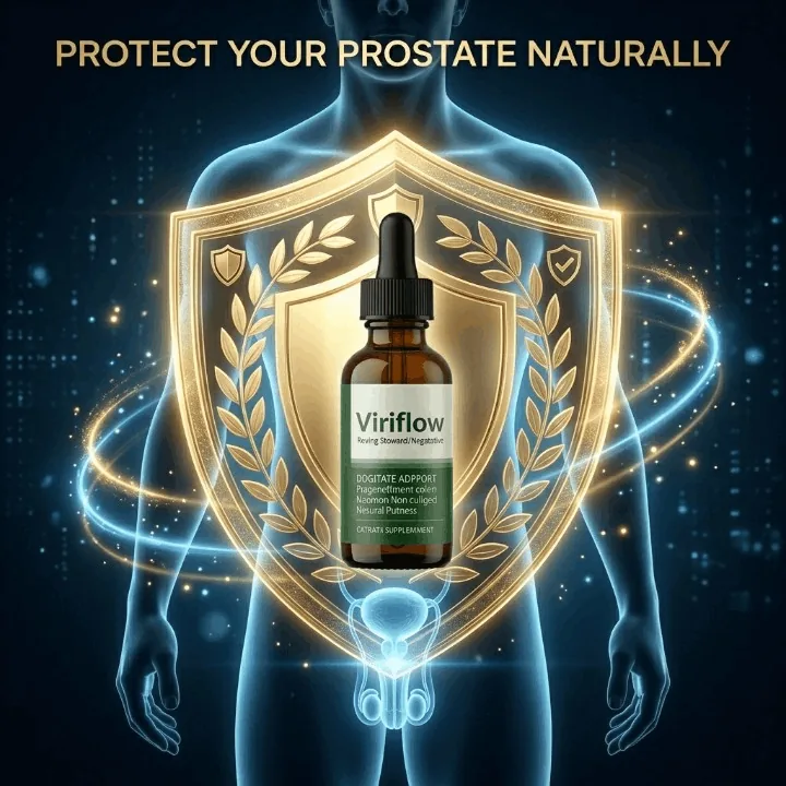 ViriFlow bottle image with benefit 