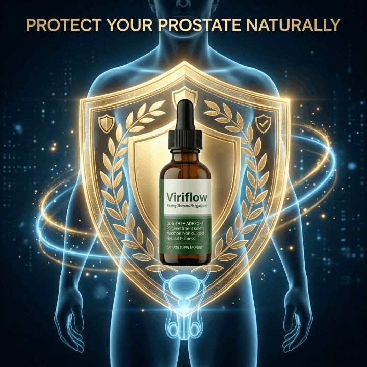 ViriFlow bottle image with benefit 